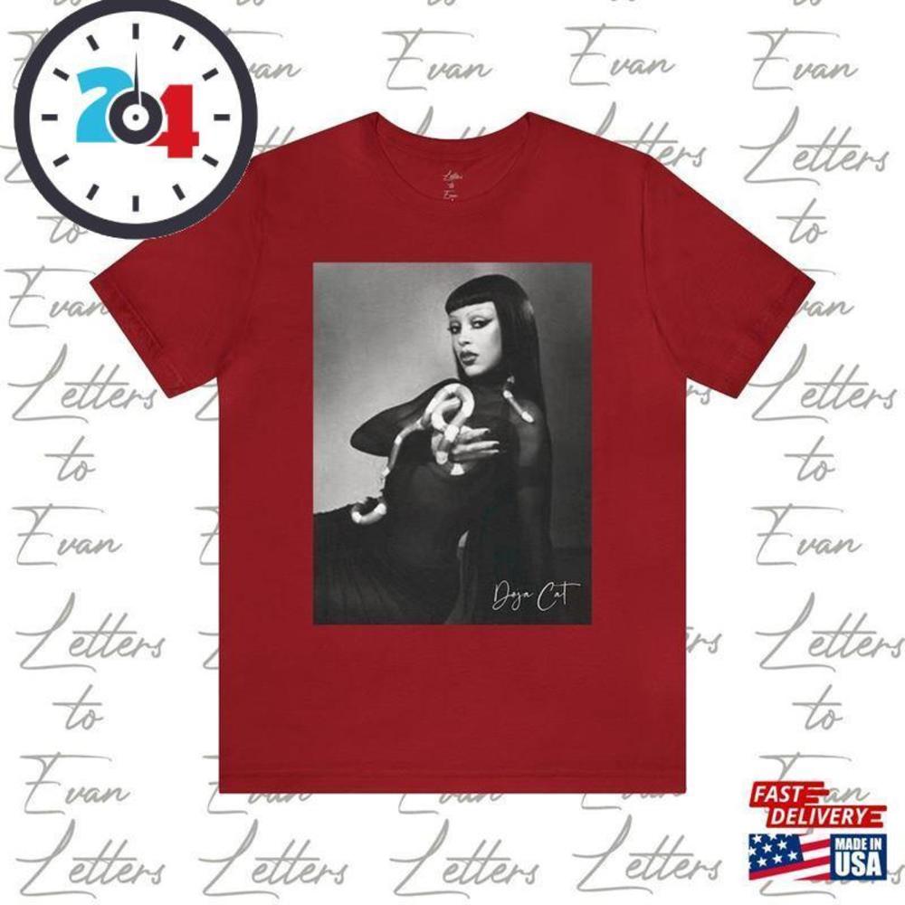 Doja Cat With Snake Tee Shirt Unisex